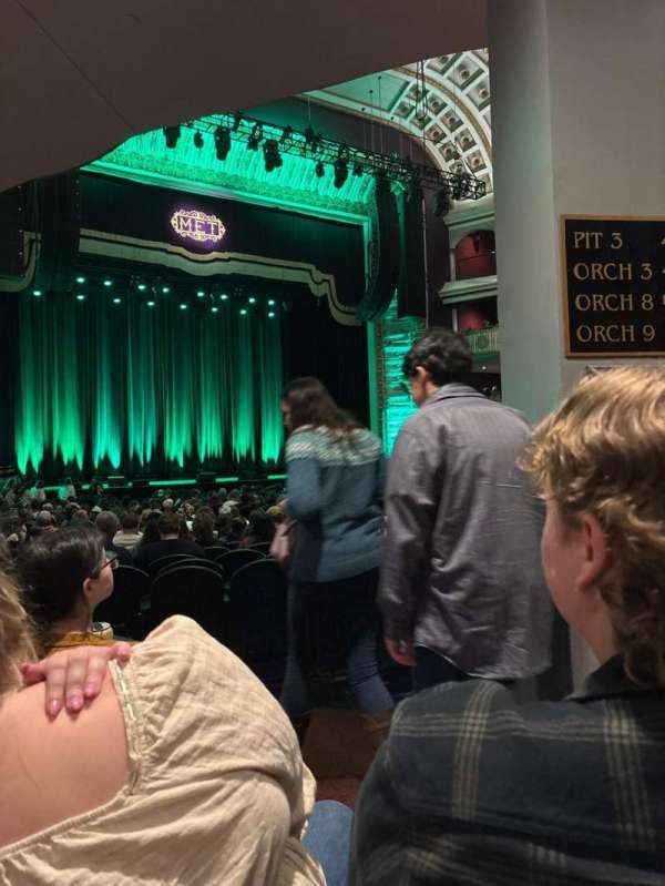 The Met Philadelphia, section: Orchestra 9, row: D, seat: 2