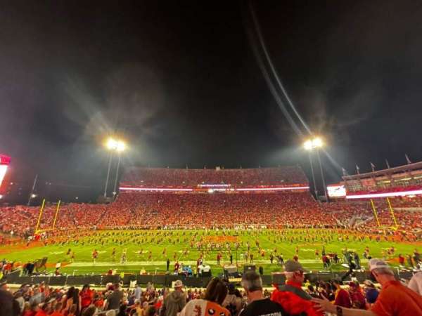 Memorial Stadium, Clemson, section: O, row: AA, seat: 13,15