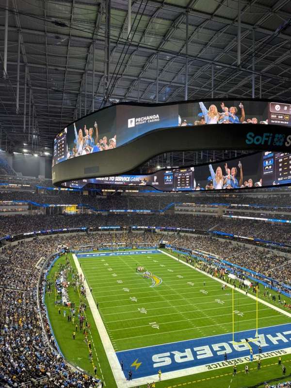 SoFi Stadium, section: 333, row: 4, seat: 12