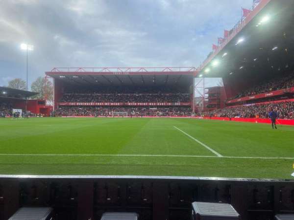 City Ground, section: X1, row: Aa, seat: 108