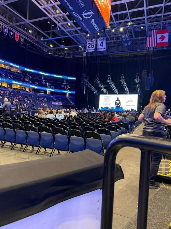 Benchmark International Arena, section: 104, row: A, seat: 7