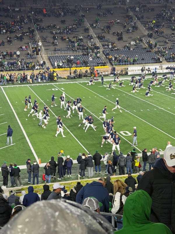 Notre Dame Stadium, section: 14, row: 47, seat: 4