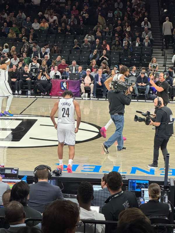 Barclays Center, section: 8, row: 6, seat: 3