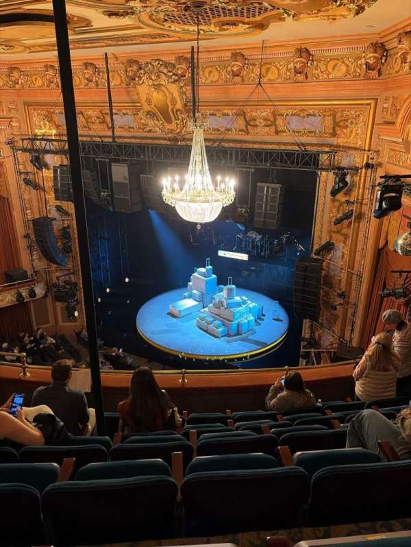 Longacre Theatre, section: Balcony R, row: F, seat: 17