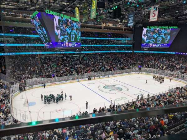 Climate Pledge Arena, section: 103, row: A, seat: 13