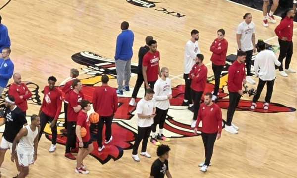 KFC Yum! Center, section: 320, row: A, seat: 19&20