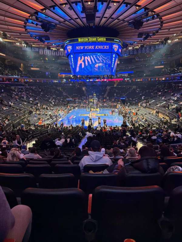 Madison Square Garden, section: 112, row: 18, seat: 13