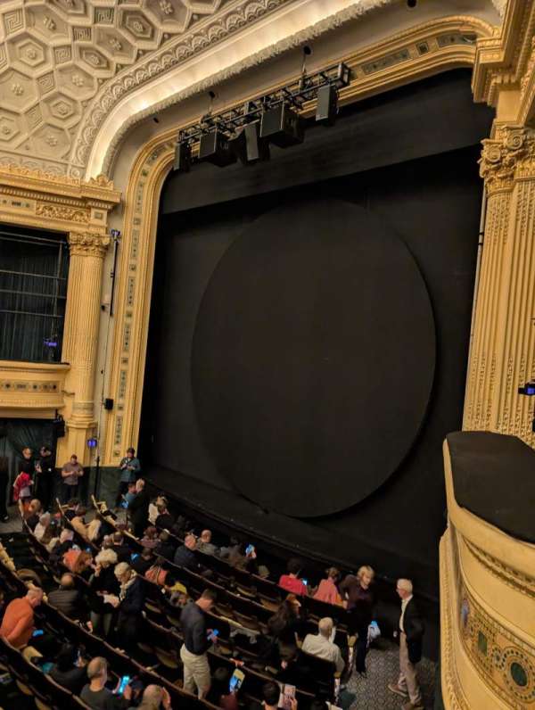 Hudson Theatre, section: Dress Circle R, row: A, seat: 18