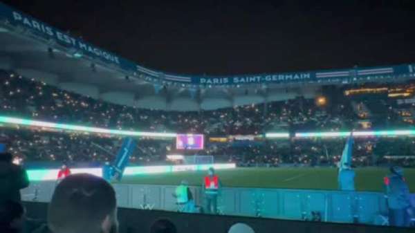 Parc des Princes, section: 104, row: 1, seat: 26