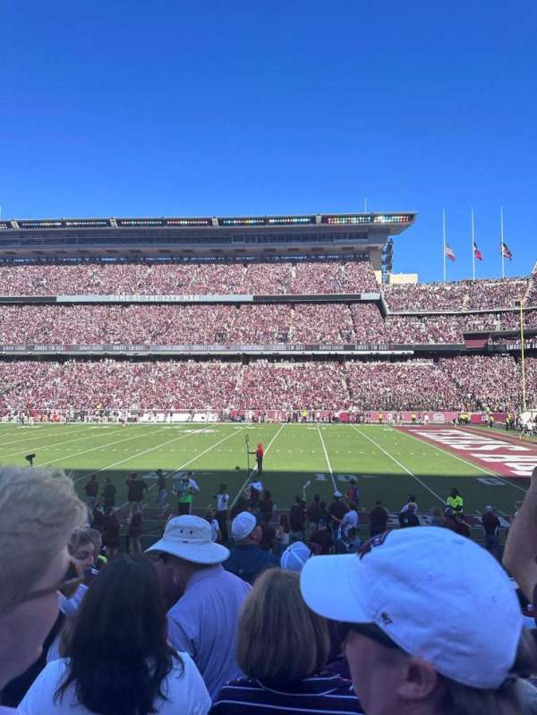 Kyle Field, section: FB4, row: 12, seat: 7