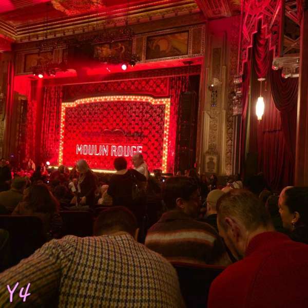Hollywood Pantages Theatre, section: Orchestra R, row: Y, seat: 4