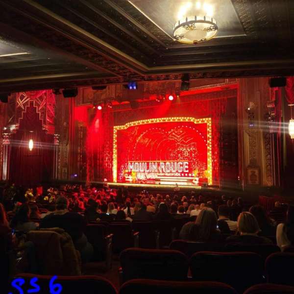 Hollywood Pantages Theatre, section: Orchestra R, row: SS, seat: 6