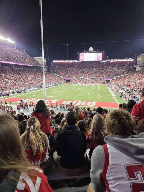 Ohio Stadium, section: 3A, row: 20, seat: 23