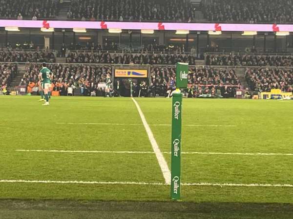 Aviva Stadium, section: 105, row: D, seat: 1