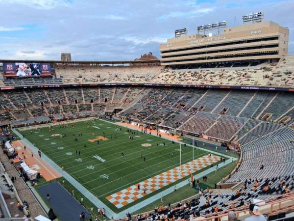 Neyland Stadium, section: OO, row: 12, seat: 25