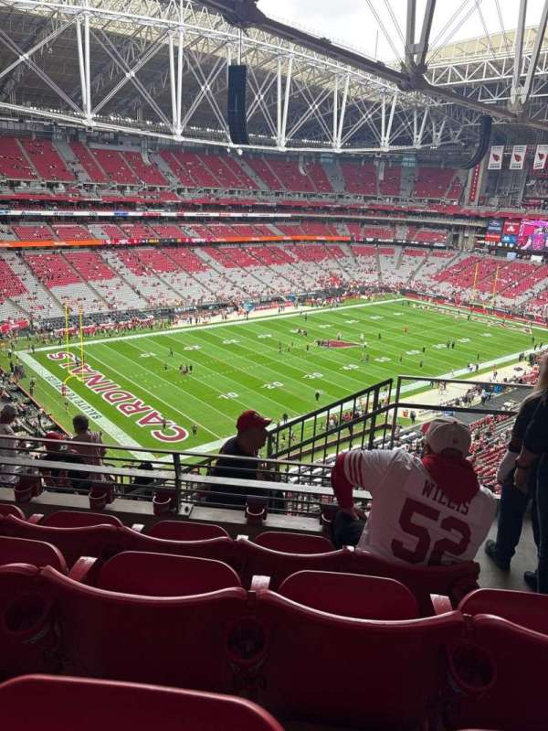 State Farm Stadium, section: 452, row: 4, seat: 3