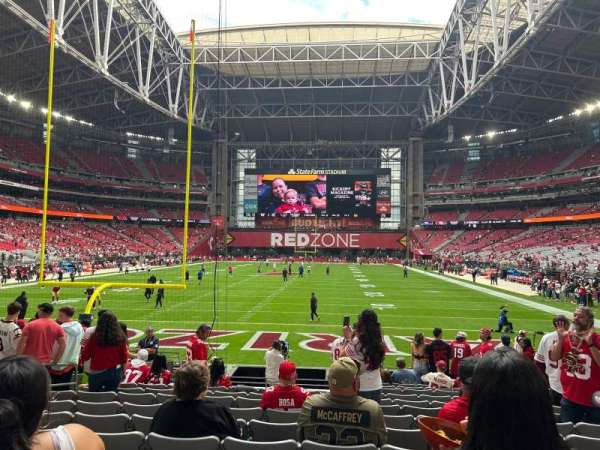 State Farm Stadium, section: 118, row: 13, seat: 11