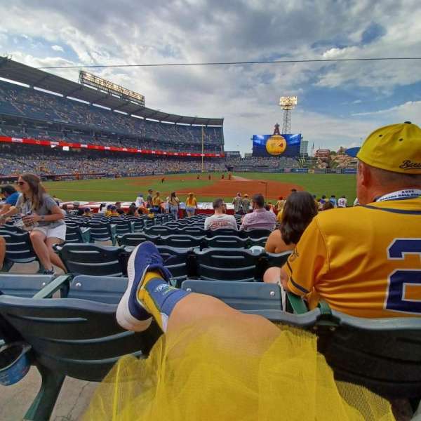 Angel Stadium, section: 126, row: P, seat: 3