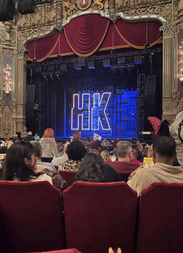 James M. Nederlander Theatre, section: Orchestra R, row: V, seat: 8