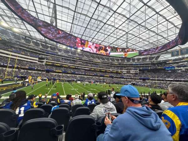 SoFi Stadium, section: C109, row: 10, seat: 17