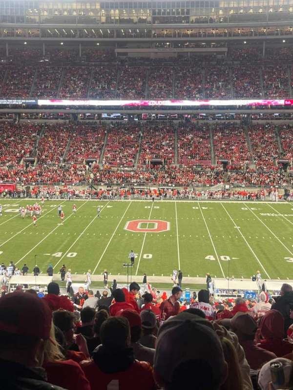 Ohio Stadium, section: 20A, row: 33, seat: 29