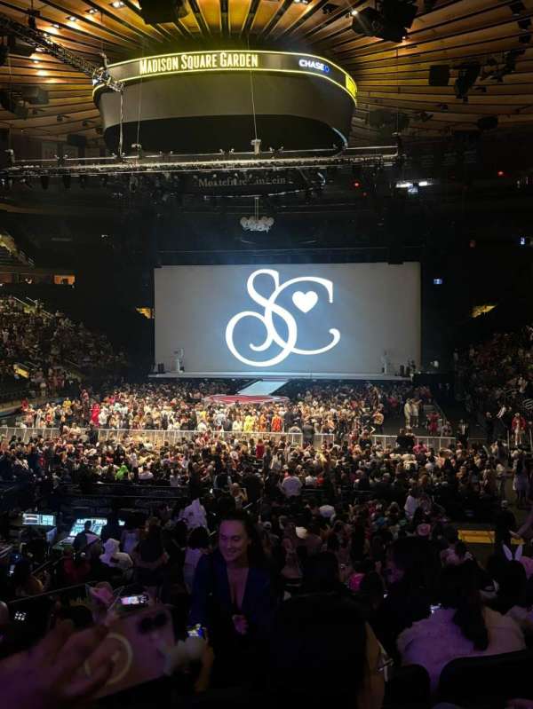 Madison Square Garden, section: 103, row: 16, seat: 6