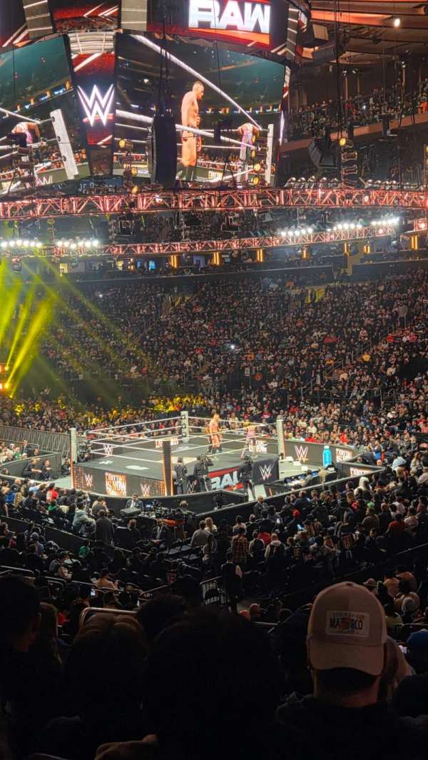 Madison Square Garden, section: 120, row: 18, seat: 4