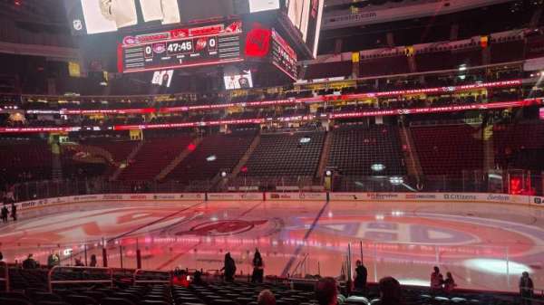Prudential Center, section: 9, row: 19, seat: 7