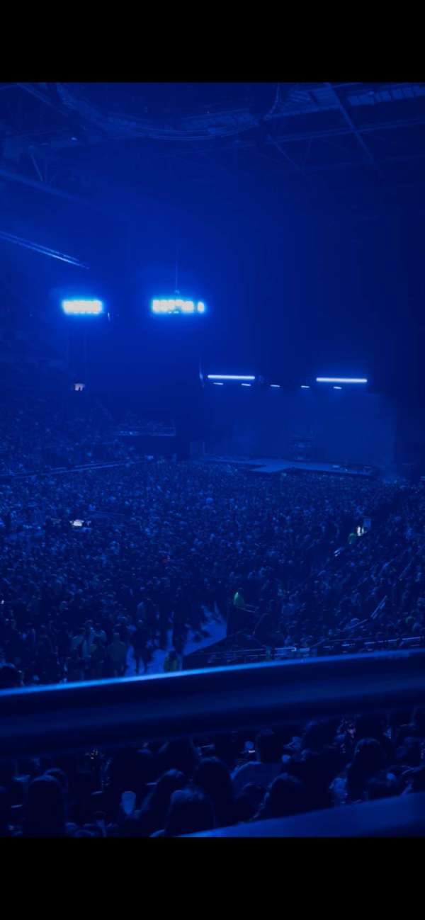 The O2, London, section: W108, seat: 10