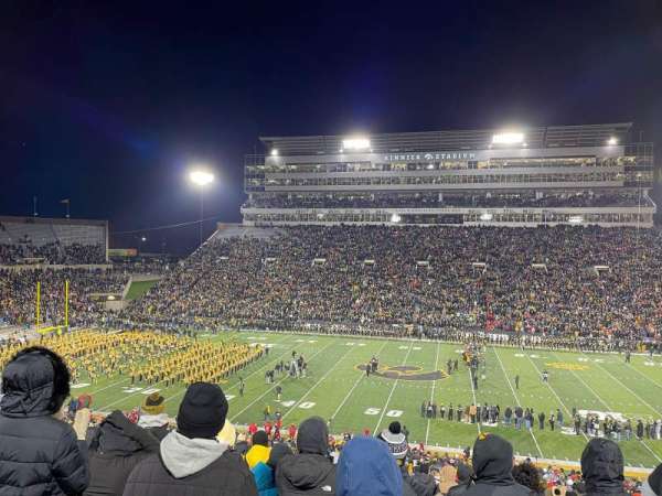 Kinnick Stadium, section: 105, row: 55