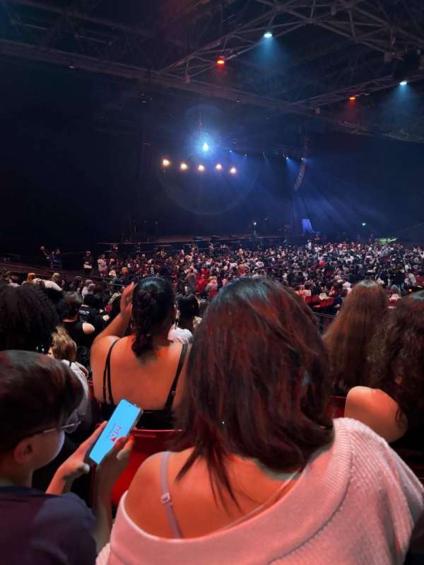 Zénith Paris, section: F, row: 19, seat: 61