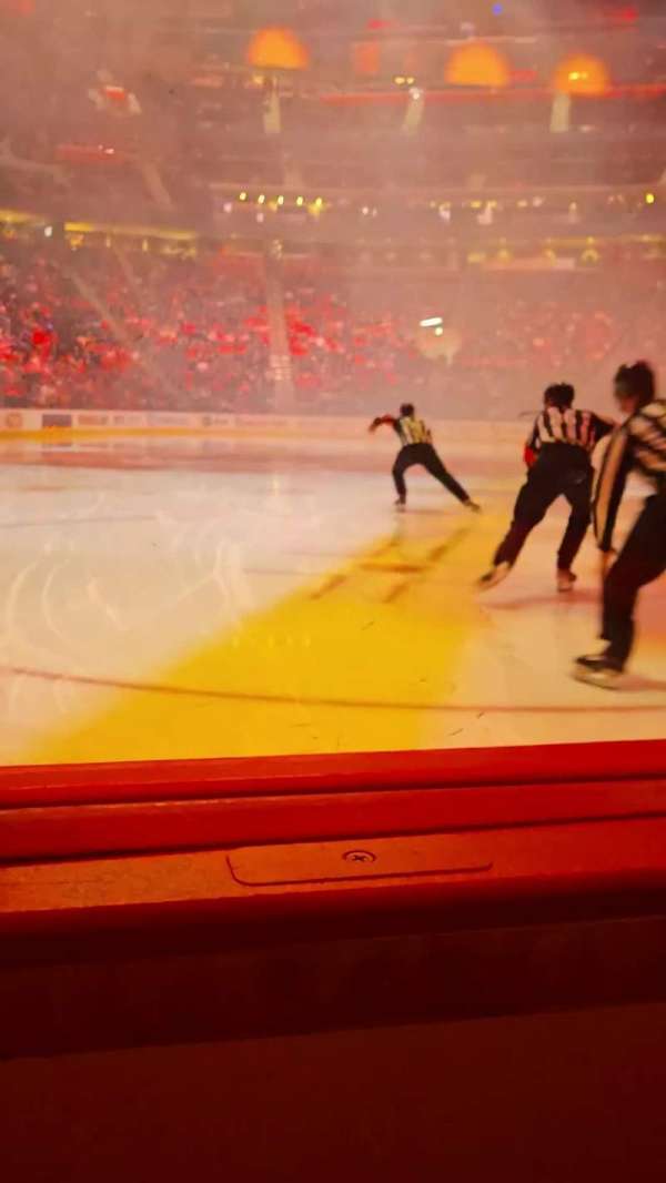 Little Caesars Arena, section: 114, row: 1, seat: 1