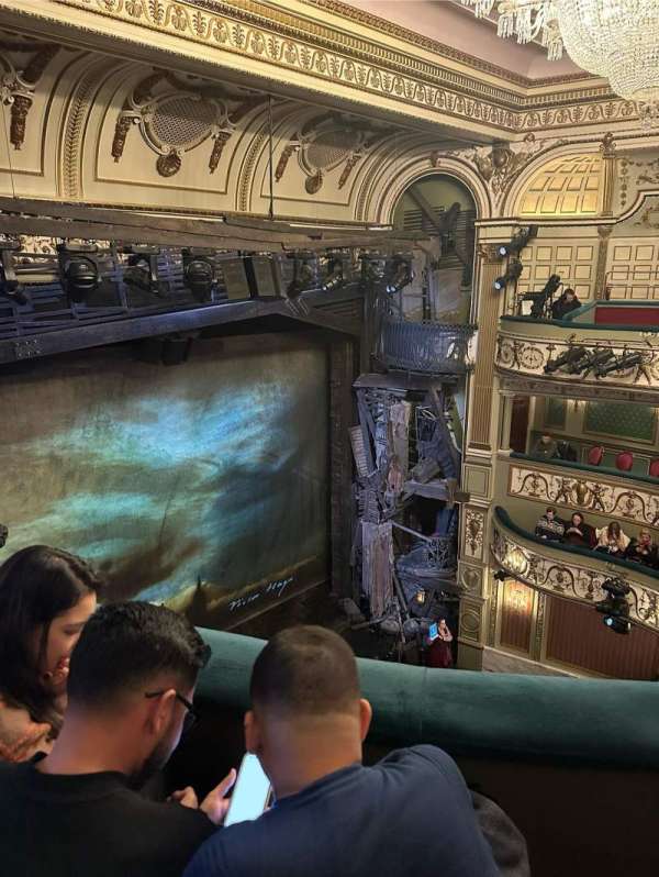 Sondheim Theatre, West End, section: Grand Circle, row: B, seat: 29