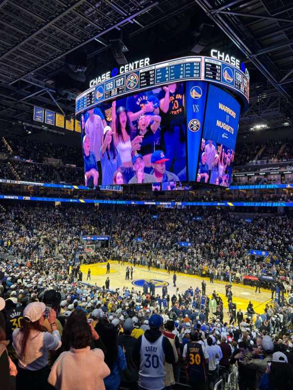 Chase Center, section: 101, row: 14, seat: 16