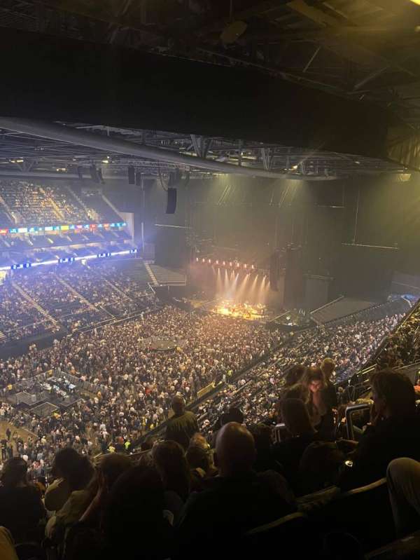 The O2, London, section: 416, row: Q, seat: 821