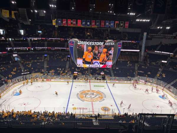 Bridgestone Arena, section: 309, row: F, seat: 5