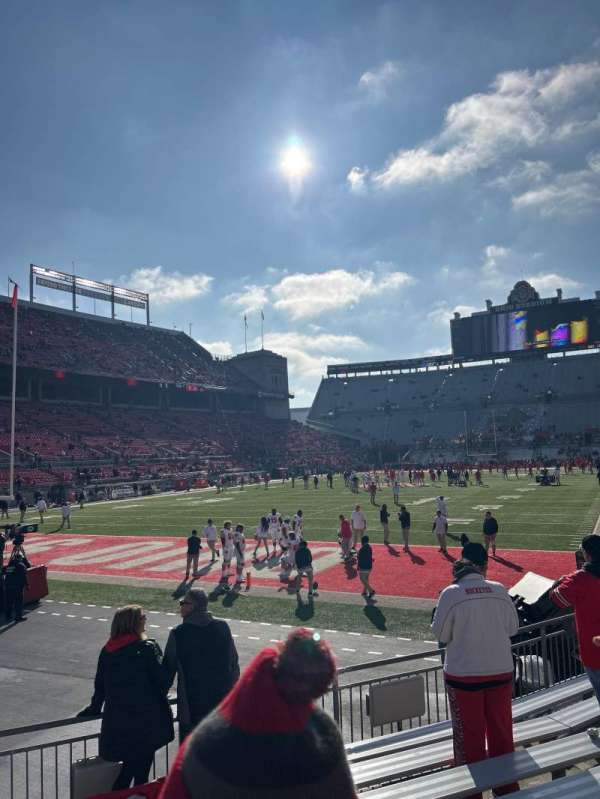 Ohio Stadium, section: 9AA, row: 8, seat: 6