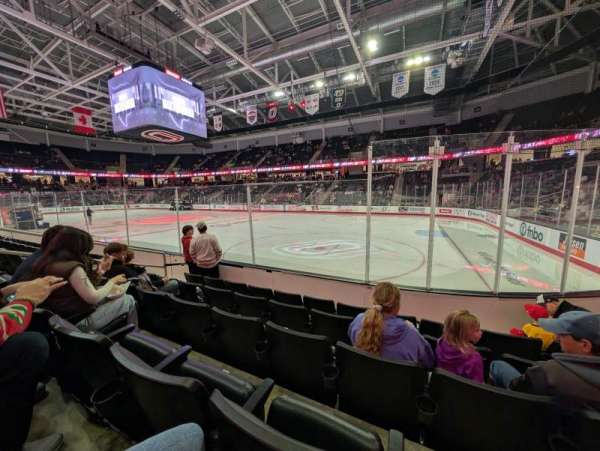 Baxter Arena, section: 102, row: E, seat: 10