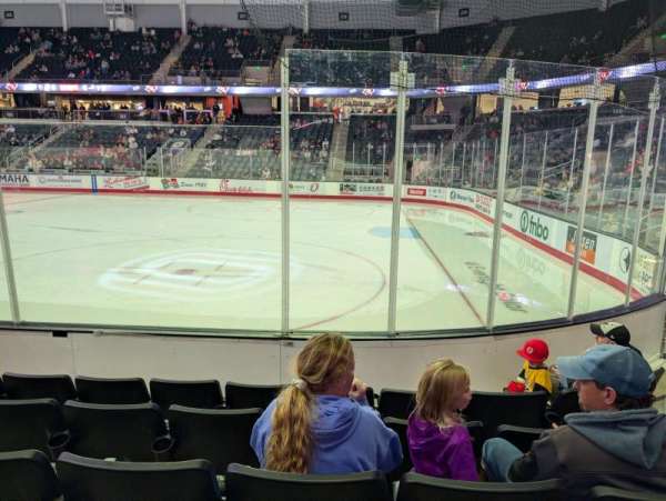 Baxter Arena, section: 102, row: E, seat: 10