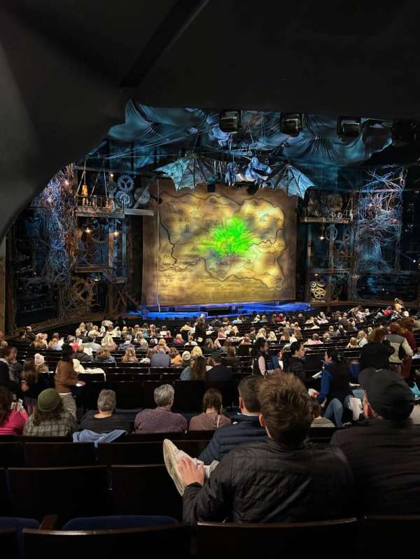 Gershwin Theatre, section: Orchestra L, row: W, seat: 23