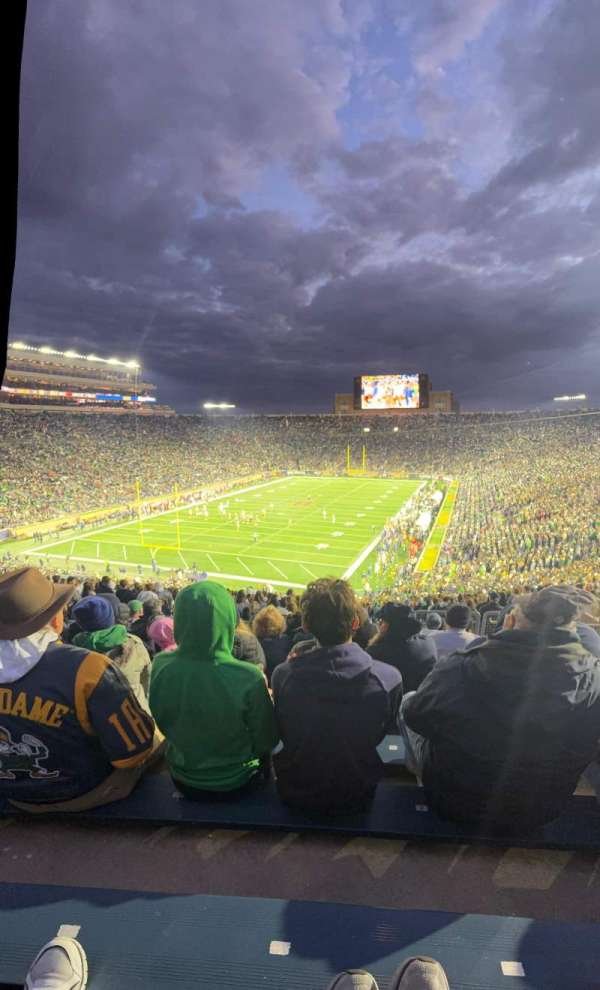 Notre Dame Stadium, section: 135, row: 13, seat: 12