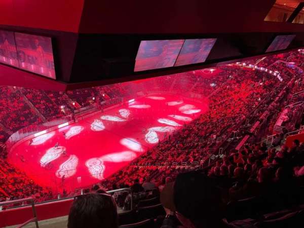 Little Caesars Arena, section: 215, row: 10