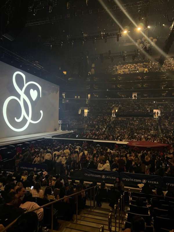 Crypto.com Arena, section: 112, row: 12, seat: 8