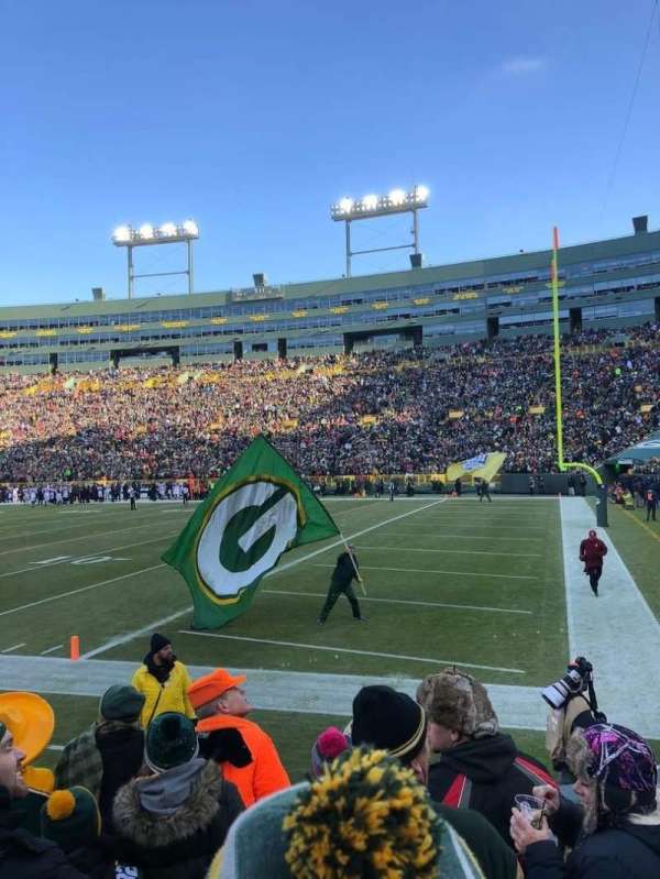 Lambeau Field, section: 130, row: 6, seat: 12