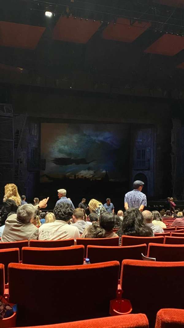 San Diego Civic Theatre, section: Orchestra L, row: v, seat: 43