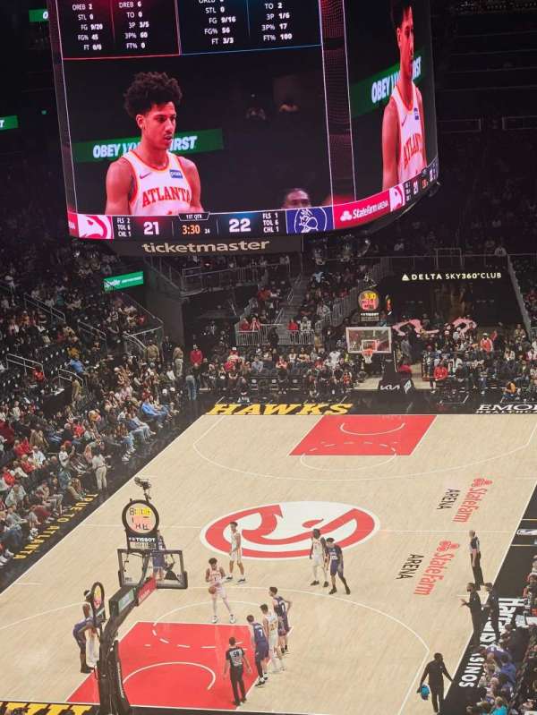 State Farm Arena, section: 202, row: F, seat: 6