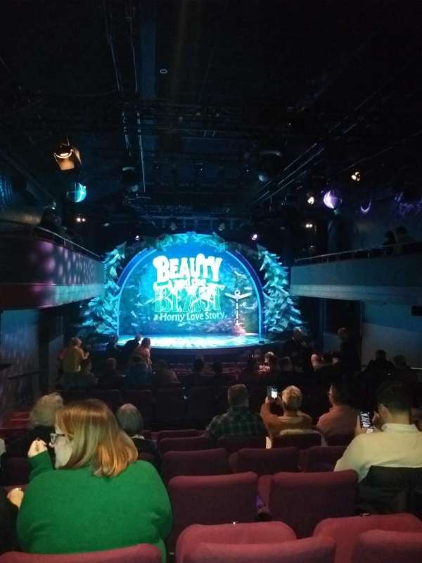 Charing Cross Theatre, section: Stalls, row: R, seat: 9