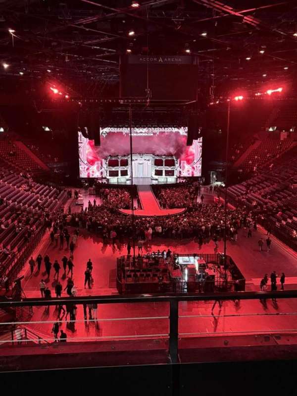 Accor Arena, section: Corbeille U, row: CU3, seat: 24