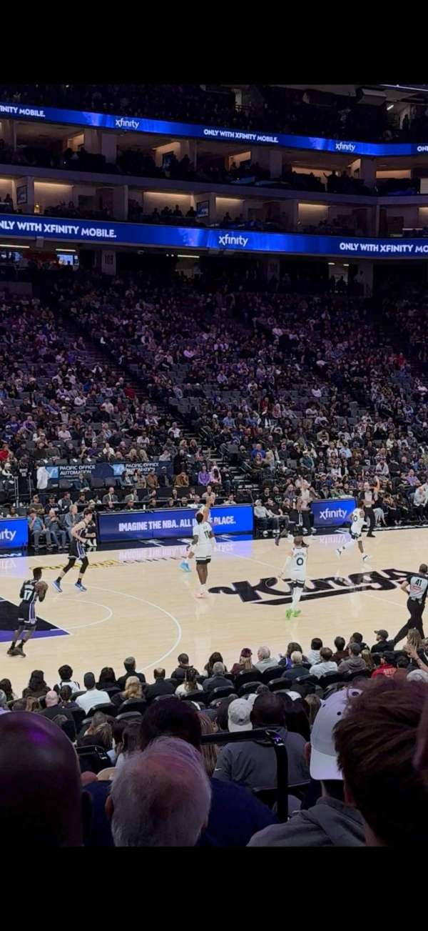 Golden 1 Center, section: 122, row: J, seat: 4