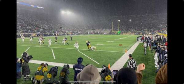 Notre Dame Stadium, section: 16, row: 6, seat: 10
